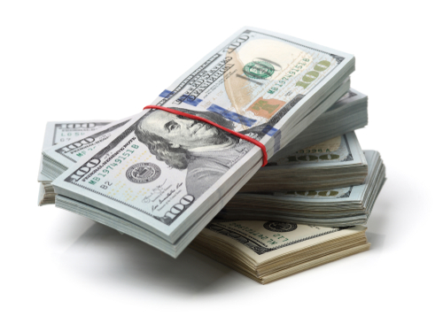 Dollar stack Dollar stack