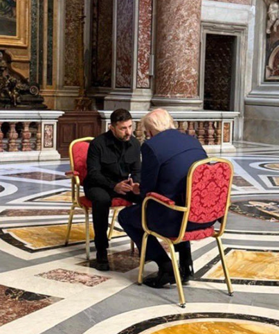 Zelensky meet Trump at Vatican 4-25-25